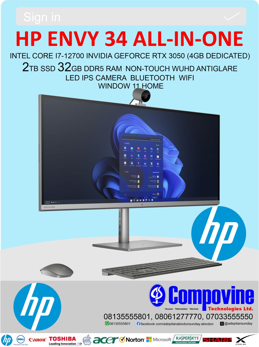 ADEPITANSUNDAY's tweet photo. BUY HP GAMING AND CREATIVE SYSTEM
#Daniel Regha #Bad Girl #Phyna #Netanyahu #Islam #He is Him #Morayo #The Album #Karamo #Kwam 1 #Lindsey Graham #pushupchallenge https://t.co/8J0zEj1aWZ