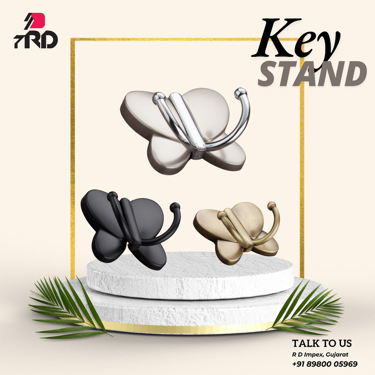 Rdimpexx's tweet image. Enhance your home decor with this elegant Butterfly shaped key stand, featuring a beautiful design. Organize your keys in style with R D Impex! 🗝️✨

👉 Call us: +91 8980005969
Whatsapp bit.ly/3xKyLU7

#KeyStand #HomeDecor #RDImpex #PeacockDesign #FluteKeyHolder #Unique