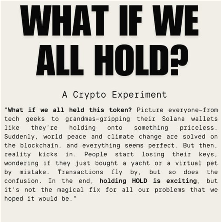 meme_weakaura's tweet photo. WHAT IF WE ALL $HOLD