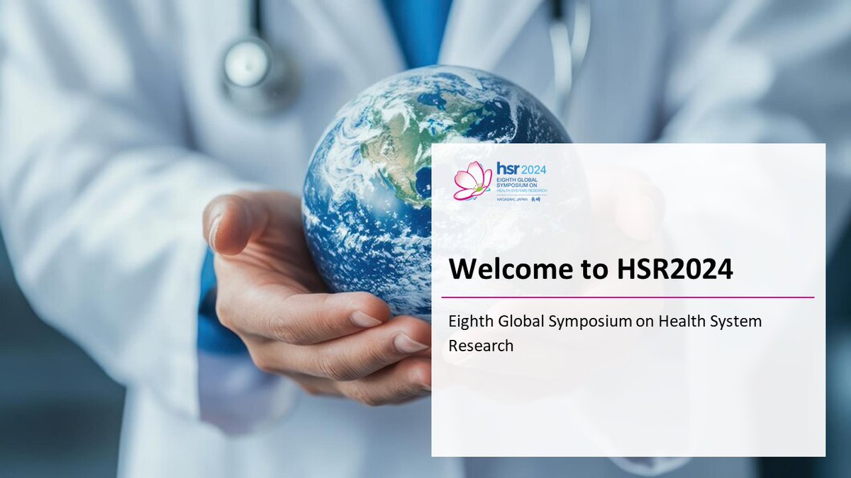 🔴 Live Now: #HSRPlenary 4 |Knowledge for Just Health Systems &amp; #HSR2024 Closing Ceremony 
Join the panel with Prof. Ana Amaya, Dr. Prashanth Srinivas, Prof. Seye Abimbola, Prof. Chelsea Watego, Dr. Margareta Matache, and Ms. Fatuma Gulein

📺 Watch live: bit.ly/3Z0UdxF