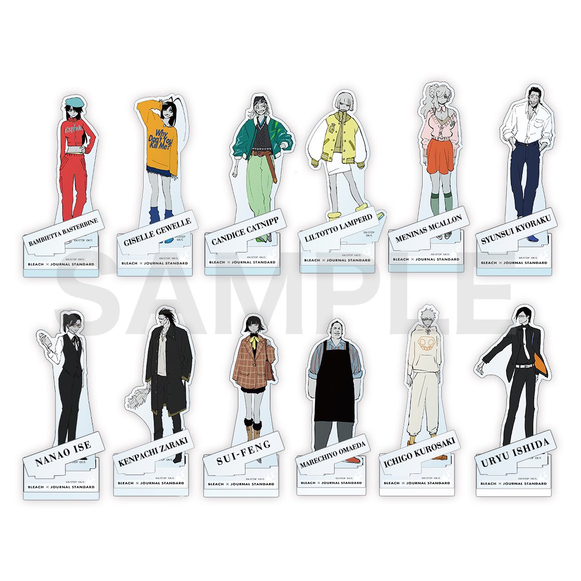 BLEACH JOURNAL STANDARD アクリルスタンド グッズ・イベント情報‼️》 BLEACH × JOURNAL STANDARD コラボ 期間