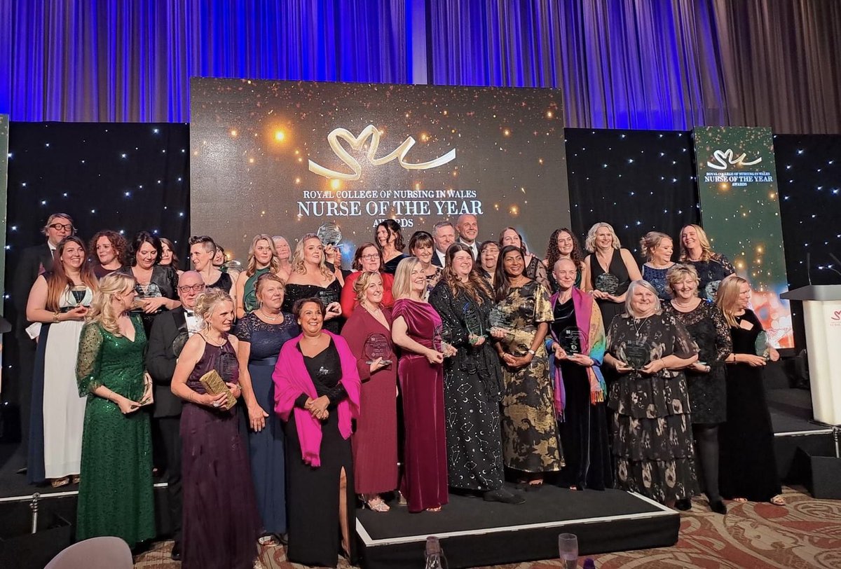 Well done to all the nominees , runners up and winners in the RCN Wales Nursing Awards last night . Looks like a great night had by all !! 🎉👏🎉👏🎈