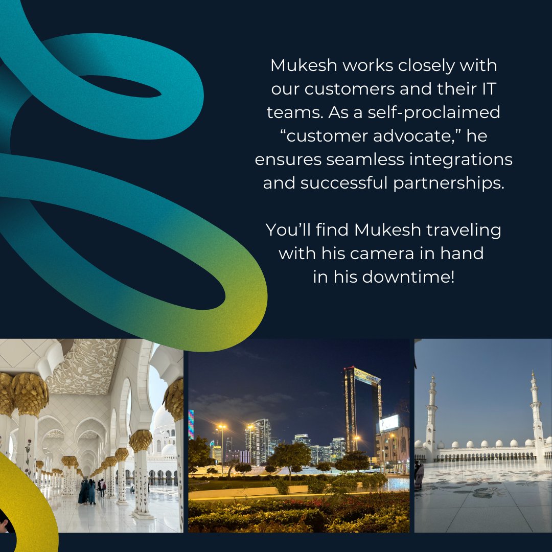 👇Meet Mukesh Chaurasia, a Technical Account Manager who forms part of our Customer Support team. 
📍Mukesh was born and raised in India. He has been based in Dubai for the past seven years 🇦🇪