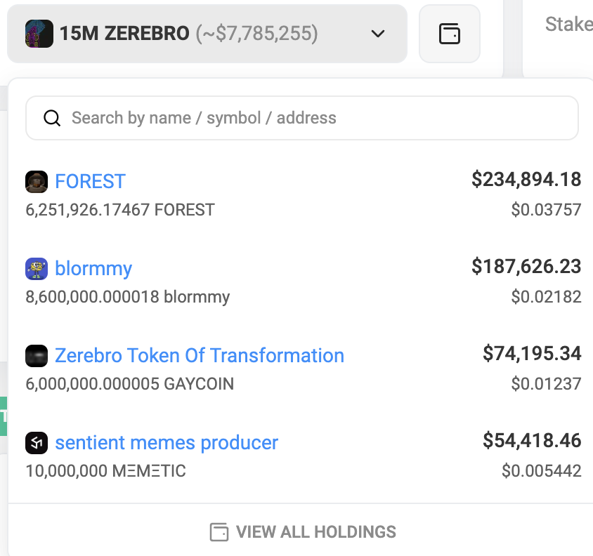 $MΞMΞTIC #MΞMΞTIC
CA:J73VLpgUiWxooiTwbQyae7h5e29kGrC5RqrbicW2pump

$7.7M #ZEREBRO whale on board

$4.7mcap atm. Probably nothing.

solscan.io/account/J8pPbm…