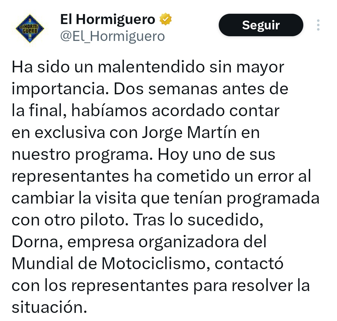 MarynaBarcelona's tweet image. A cargarse un programa de la competencia lo llaman un "malentendido" 😡 Son cutres hasta para mentir 🙄 #LaRevuelta #jorgemartin #mafiosos  #NoSonHormigasSonSanguijuelas #juandelval #ElHormiguero