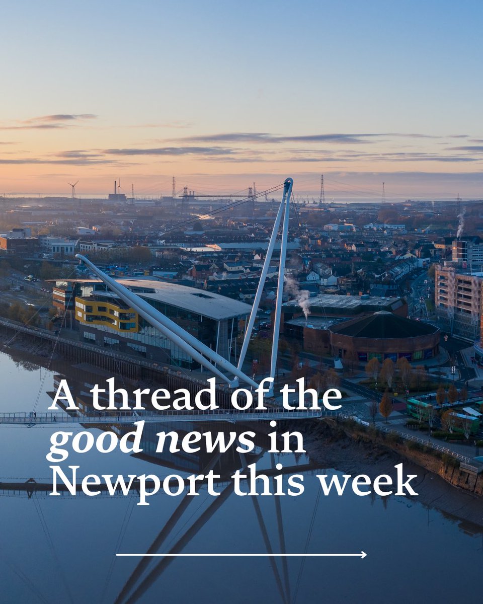 A thread of the good news in Newport  this week 🖤💛

(1/6)
