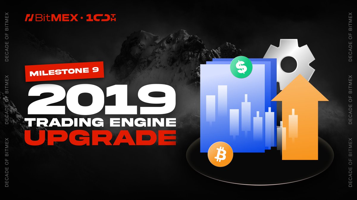 BitMEX's tweet image. T-2 till we turn 10 🎂

Milestone 9️⃣: Did you know we achieved 95% latency reduction with enhanced trading engine?

Share the news to join our daily 100 USDT lucky draw.

To enter:
✅Follow @BitMEX
❤️Like &amp;amp; RT this post
💙Tag 3 friends &amp;amp; Comment #BitMEX10Years