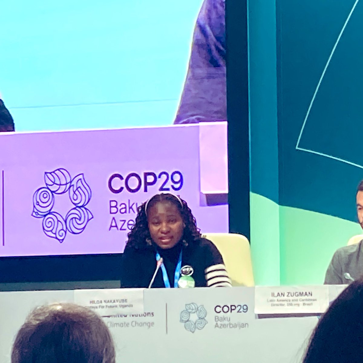 “If the richest 1% globally were taxed, it could raise 2 billion euros” for climate finance - Hilda Nakayube, Fridays for Future Uganda #taxtherich #TaxTheSuperRich #COP29 #COP29Baku
