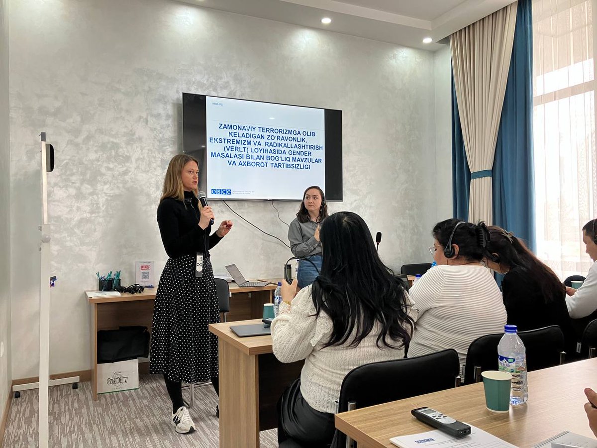 OSCE Project Co-ordinator in Uzbekistan tweet media