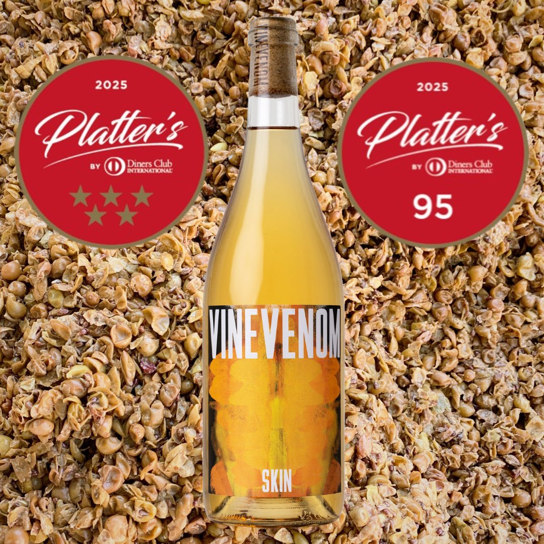 SKIN NV No.3 secures the first ever Platter's 5 Star award for VINEVENOM! ✨