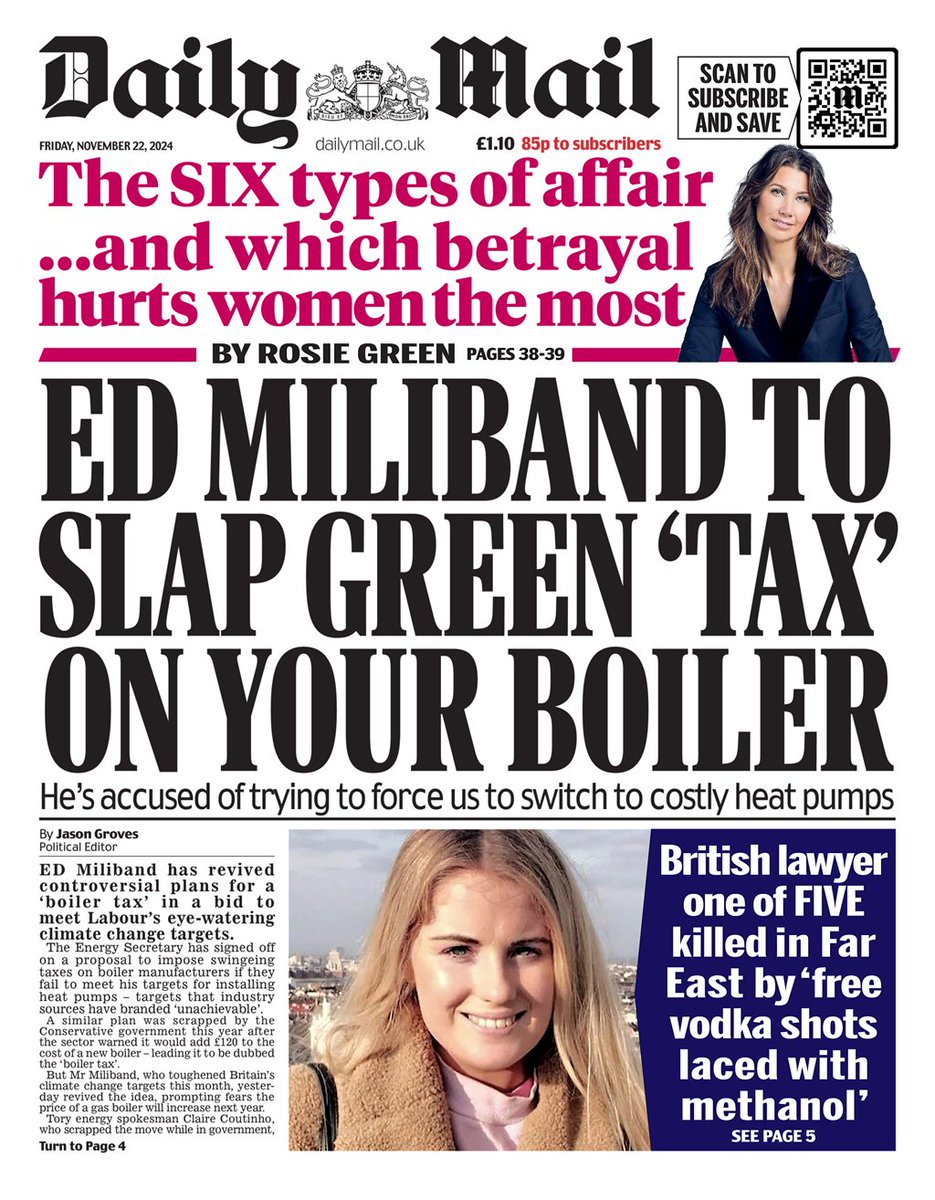 THIS COUNTRY IS A JOKE!
🚜Labour gives £536million to foreign farmers
🚨That's MORE than the Inheritance Tax hike on British farmers raises

📈Energy price cap rises, bills to soar. Labour axes Winter Fuel Payments to OAPs
🚨Ed Miliband to tax your gas boilers to hit Net Zero