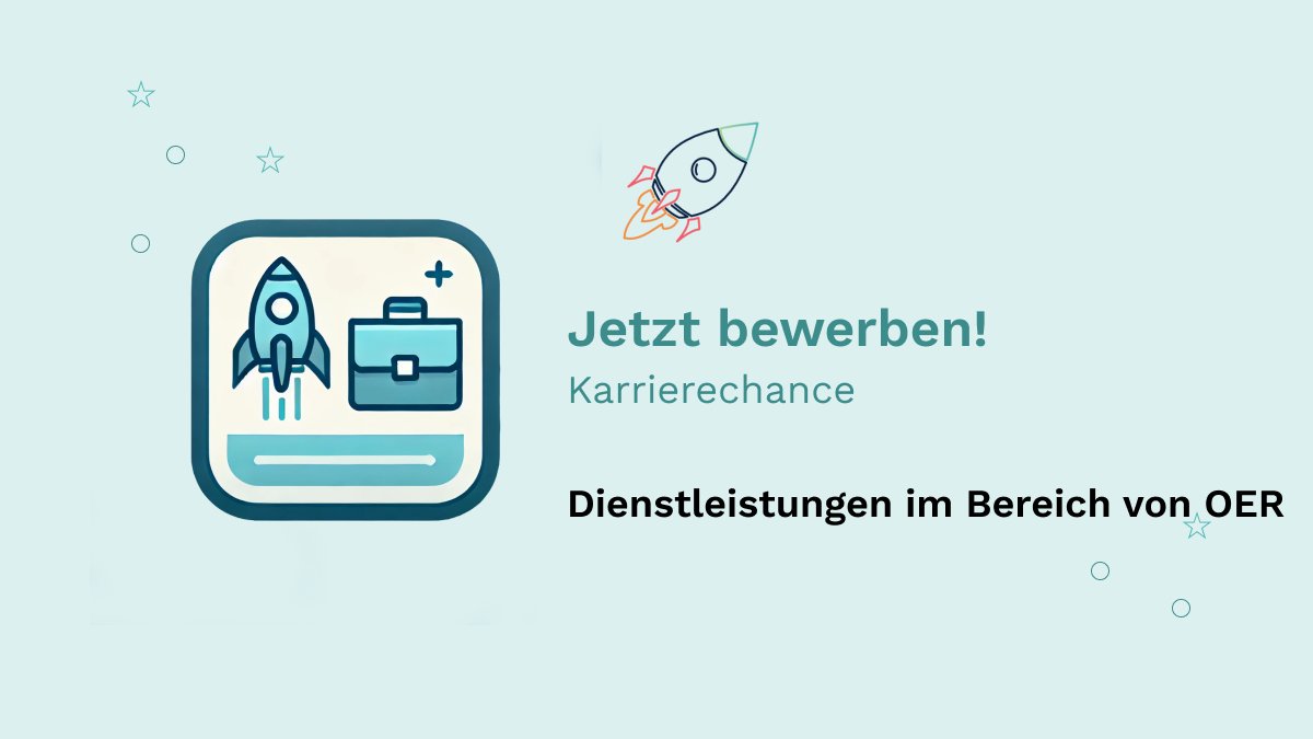 twillo (@twillo_de) on Twitter photo 📢 FRIST VERLÄNGERT #Stellenausschreibung im Bereich #OER! Wir suchen Verstärkung im Team der <a href="/TIBHannover/">TIB ▪ @TIBhannover@OpenBiblio.social</a>. Für den twilloHub sind Fähigkeiten in Akquise und Community Management gefragt. 🗓️Bewerbungsschluss: 04.12.!
tib.eu/de/die-tib/kar… 📢 FRIST VERLÄNGERT #Stellenausschreibung im Bereich #OER! Wir suchen Verstärkung im Team der <a href="/TIBHannover/">TIB ▪ @TIBhannover@OpenBiblio.social</a>. Für den twilloHub sind Fähigkeiten in Akquise und Community Management gefragt. 🗓️Bewerbungsschluss: 04.12.!
tib.eu/de/die-tib/kar…