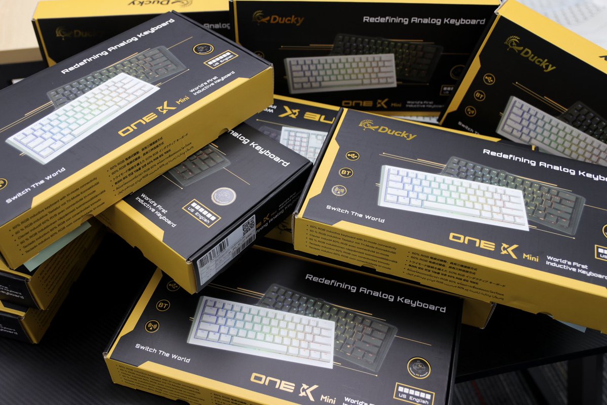 duckyglobal's tweet photo. We’ve been hard at work on the One X, and it’s almost here! Stay tuned for the big reveal. 🦆✖️⌨️
#DuckyOneX
#DuckyOneXMini
#ComingSoon
#InductiveSwitch
#NewTechnology
#Mechanicalkeyboard https://t.co/nNHgIoOjcM