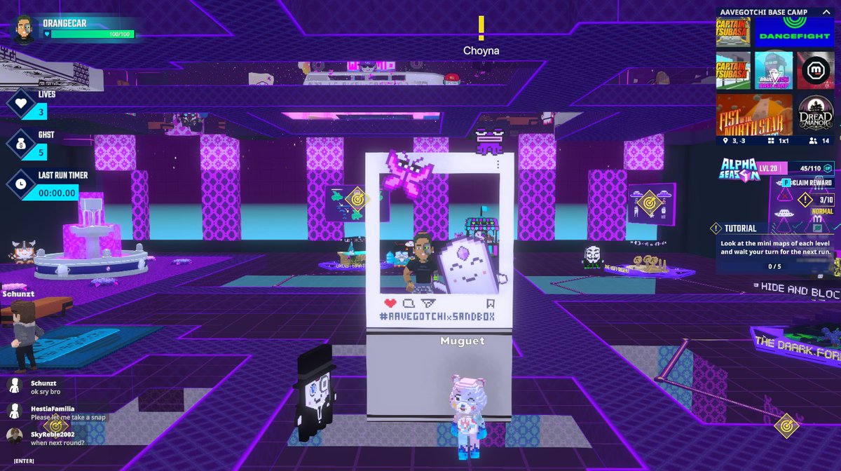 OrangeCAR (@gniyakeel) on Twitter photo Cheese! 📸 Snapped a pic at the <a href="/Aavegotchi/">Aavegotchi 👻</a> Photobooth in Base Camp in <a href="/TheSandboxGame/">The Sandbox</a>. These ghost pets are too cute! 👻📱 register-landings.sandbox.game/alphaseason4-s… #TheSandbox #AlphaSeason4 #AS4SocialChallenge Cheese! 📸 Snapped a pic at the <a href="/Aavegotchi/">Aavegotchi 👻</a> Photobooth in Base Camp in <a href="/TheSandboxGame/">The Sandbox</a>. These ghost pets are too cute! 👻📱 register-landings.sandbox.game/alphaseason4-s… #TheSandbox #AlphaSeason4 #AS4SocialChallenge