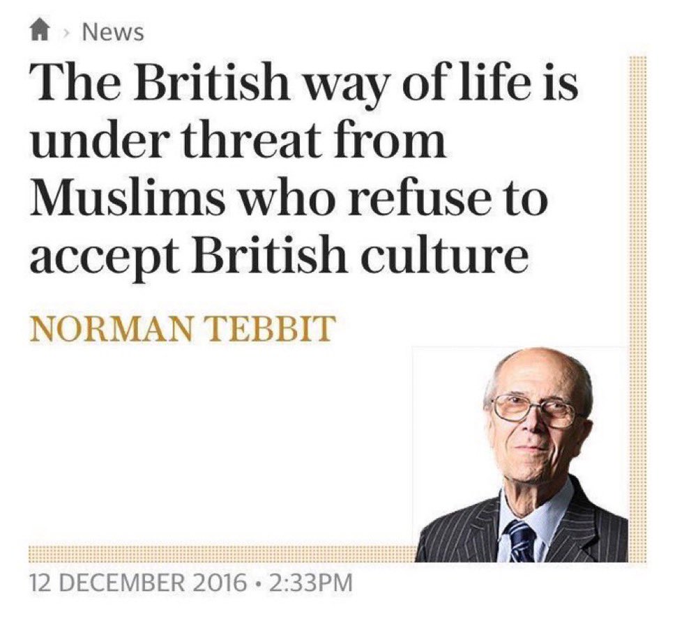 benonwine's tweet photo. Was Norman Tebbit right? https://t.co/phO7x9xW9p