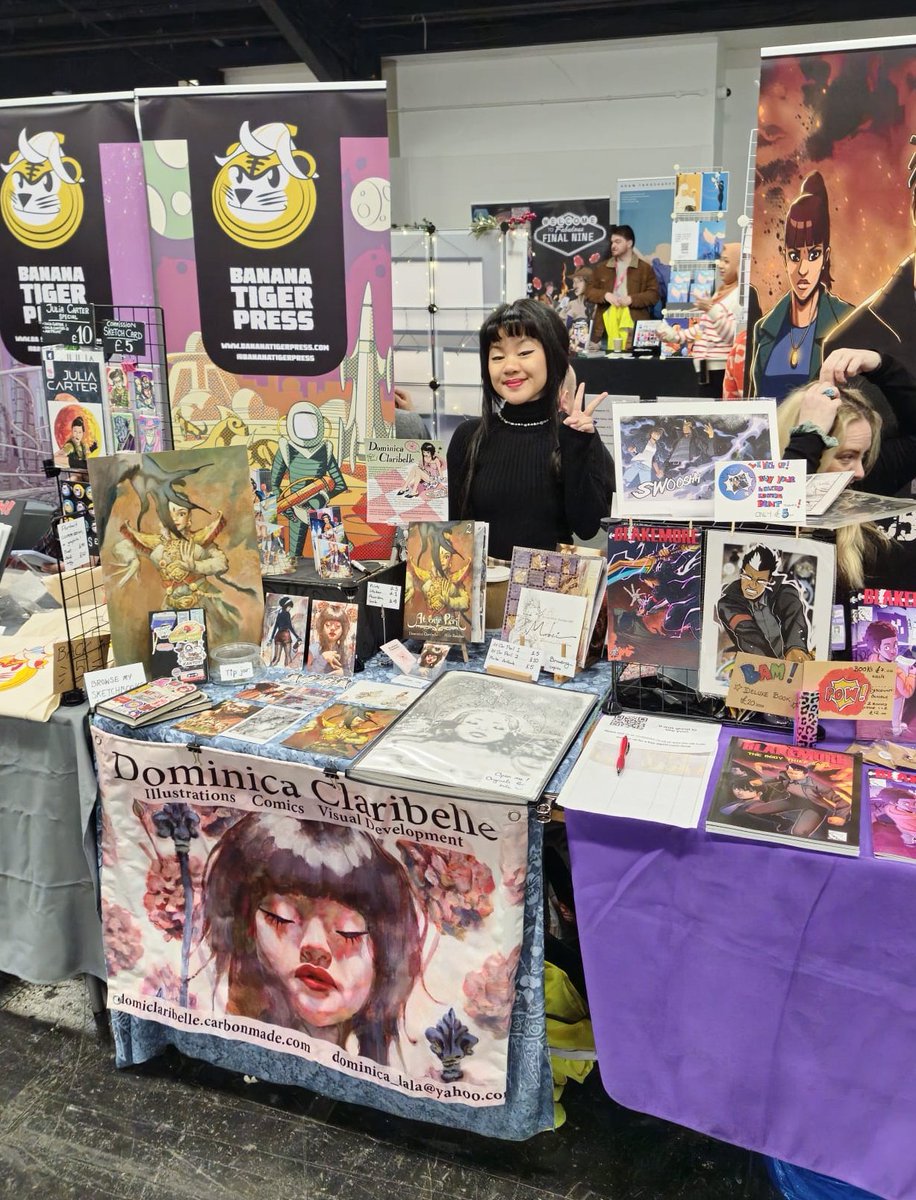 Thank you Thought Bubble 2024! 🌟  So incredible to meet &amp; reunite with so many passionate comic creators and so grateful for the supporters of my work ❤️ til next time!