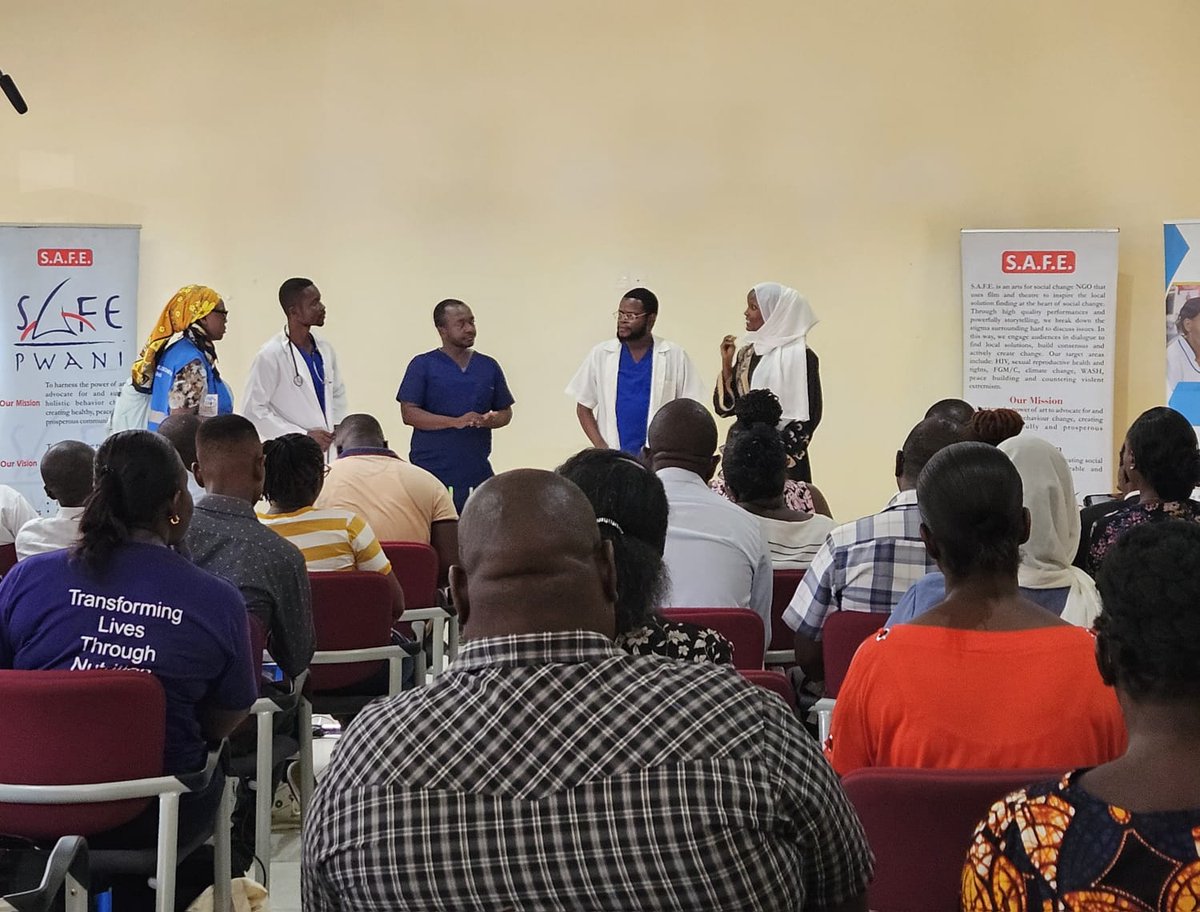 AKUCoEWCHEA's tweet photo. Catch the WHEELER study findings disseminated through a community theatre performance streaming live on YouTube now! WHEELER sheds light on the often overlooked experiences of  female healthcare workers during health emergencies.

Link: https://t.co/fZxIiwseaa

#GenderEquity https://t.co/oY31p4Zupy