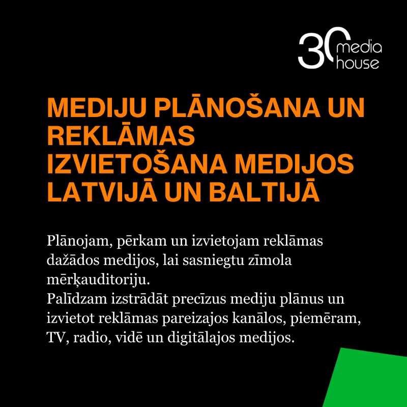 MediaHouse2024's tweet photo. Personalizēti mediju risinājumi Tavam zīmolam internetā, TV, radio! 🚀
💻Pilnvērtīgi digitālās reklāmas risinājumi, kas sniedz rezultātus.