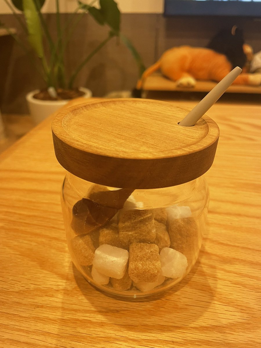 うん👍
いい出来だ！
#シュガーポット
#DIY