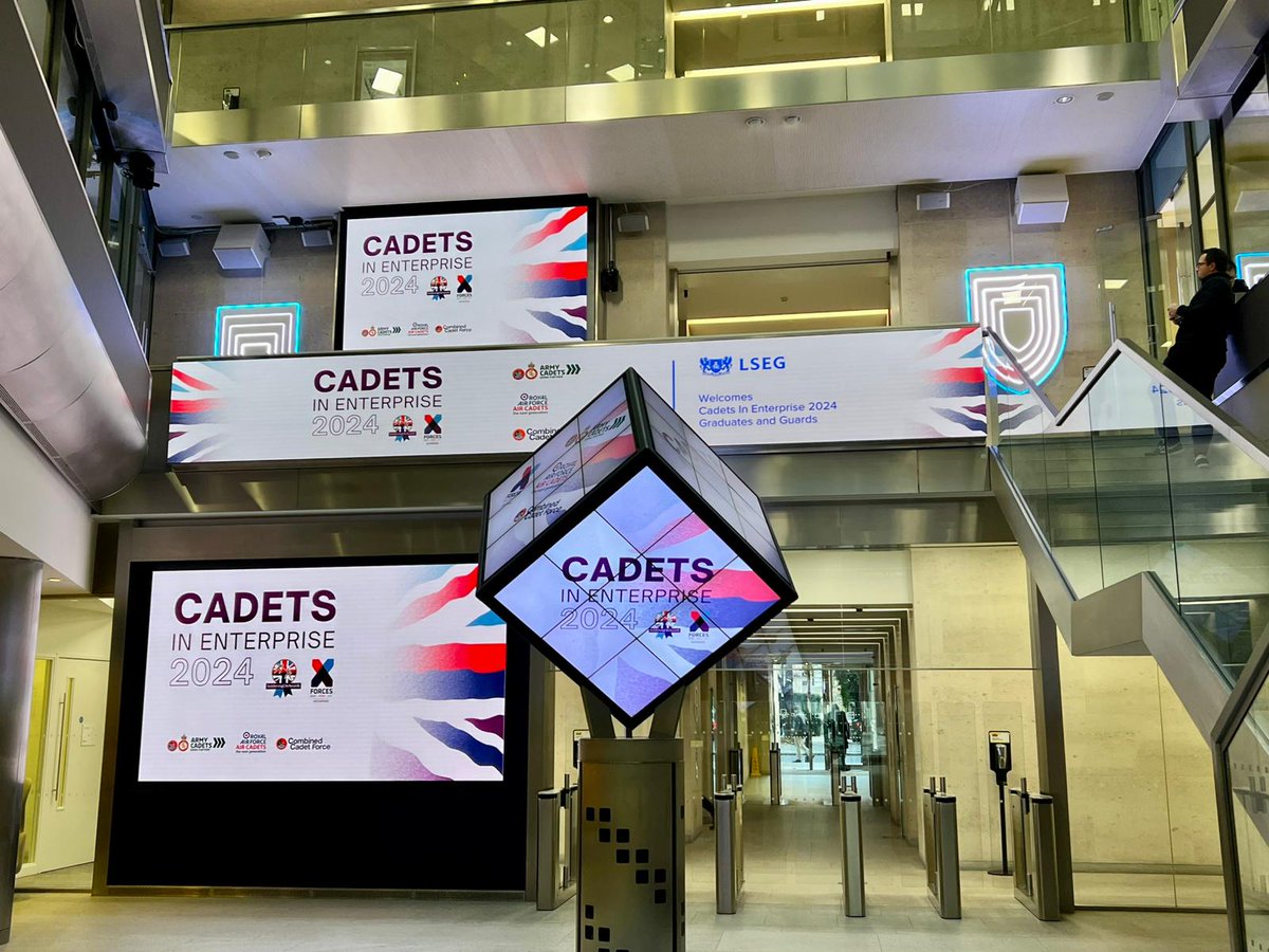 XForces's tweet image. The Team are travelling into London come rain, sleet  or snow ⛄️ 

It’s all about Youth Entrepreneurship this Friday as we welcome our fantastic #CadetsInEnterprise Class of 2024 to the iconic @LSEGplc for their well-earned graduation 🎓

#EnterpriseForLife #EnterpriseSkills