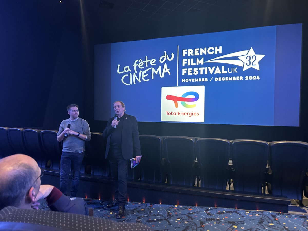 BAIN DE FOULE: director Wilfried Méance is mobbed by appreciative filmgoers after the premiere of Maybe More at <a href="/FrFilmFestUK/">French Film Festival</a>  in Aberdeen last night after a lively Q&amp;A <a href="/cineworld/">Cineworld</a> Aberdeen Union Square  <a href="/ifru_london/">Institut français UK</a> <a href="/ifecosse/">Institut français d'Ecosse</a> @Unifrance <a href="/TotalEnergies/">TotalEnergies</a> <a href="/Ecran_Total/">Ecran Total</a> <a href="/FranceintheUK/">French Embassy UK🇫🇷🇪🇺</a>