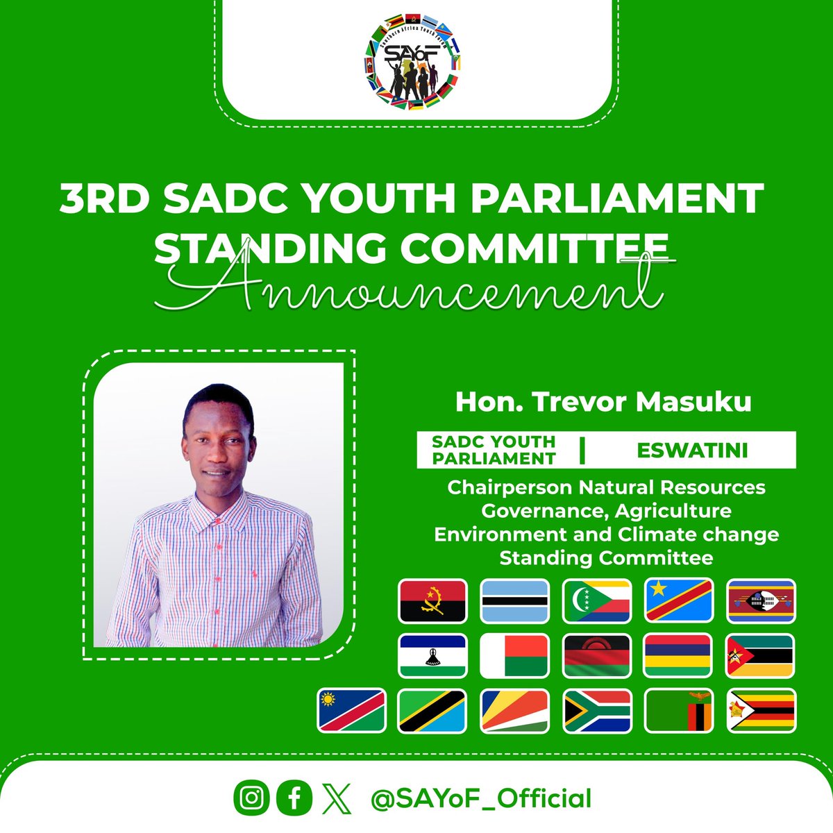 Southern Africa Youth Forum (SAYoF) tweet media
