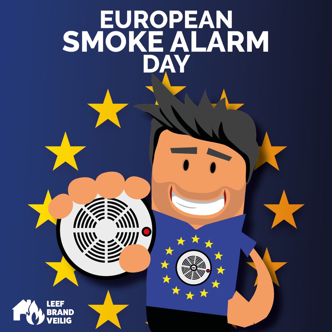 🇪🇺 Europese dag van de rookmelder
Voldoende #rookmelders en een afgesproken vluchtplan zijn dus van levensbelang!
🇪🇺 smokealarmssavelives.eu
🇧🇪 leefbrandveilig.be
#europeanfiresafetyweek #EFSW #EFSW2024 #act4firesafety #europeansmokealarmday #Leefbrandveilig