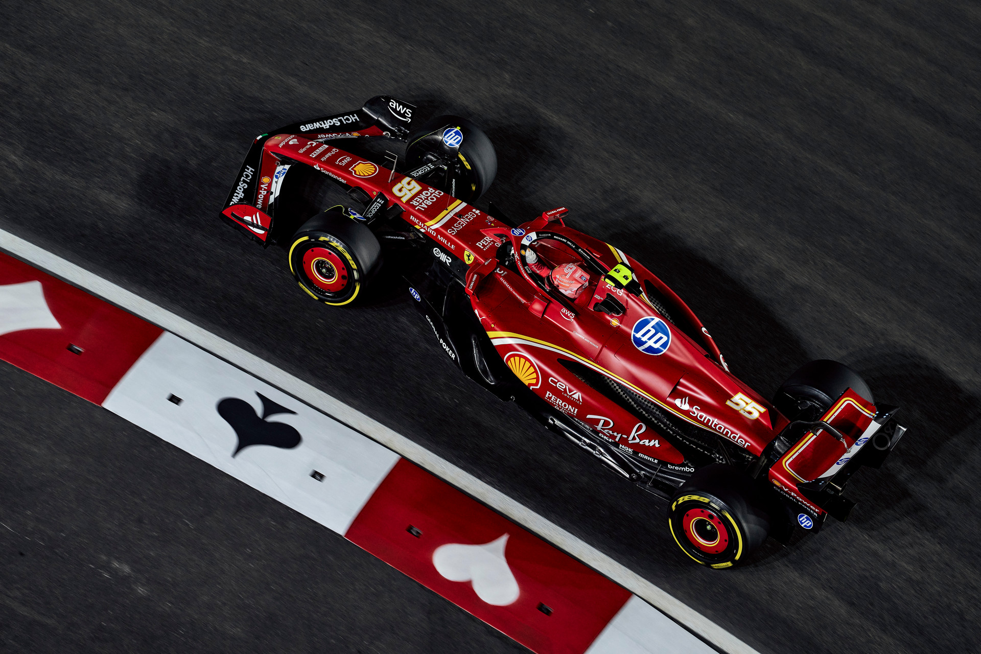 Charles Leclerc in Las Vegas GP