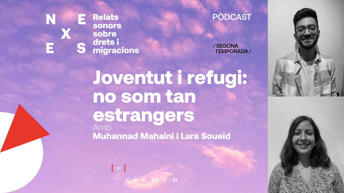 NEXES 🎙️ Ser jove és aprendre a moure’s en un món de precarietat, obstacles, violència estructural i entorns més o menys hostils. Fins i tot, n'hi ha que han de deixar enrere casa seva, el seu lloc segur que ja no ho és. 

Encara no l'has escoltat? 👇

🔗 ciemen.cat/nexes/