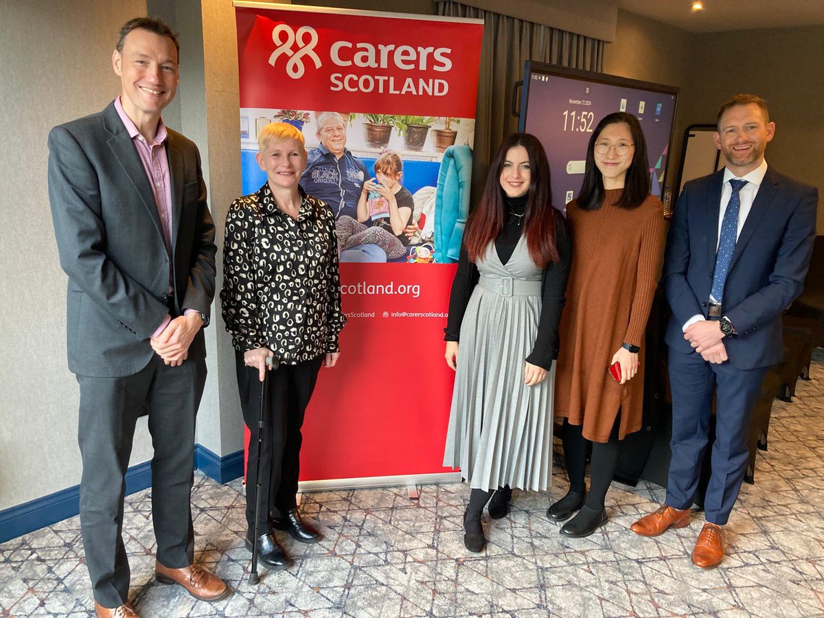 Thrilled to launch Valuing Carers 2022: Scotland with <a href="/CarersScotland/">Carers Scotland</a> yesterday. Our research reveals the incredible £15.9bn annual contribution of unpaid carers and the urgent need for greater support. #CarersRightsDay #UnpaidCarers