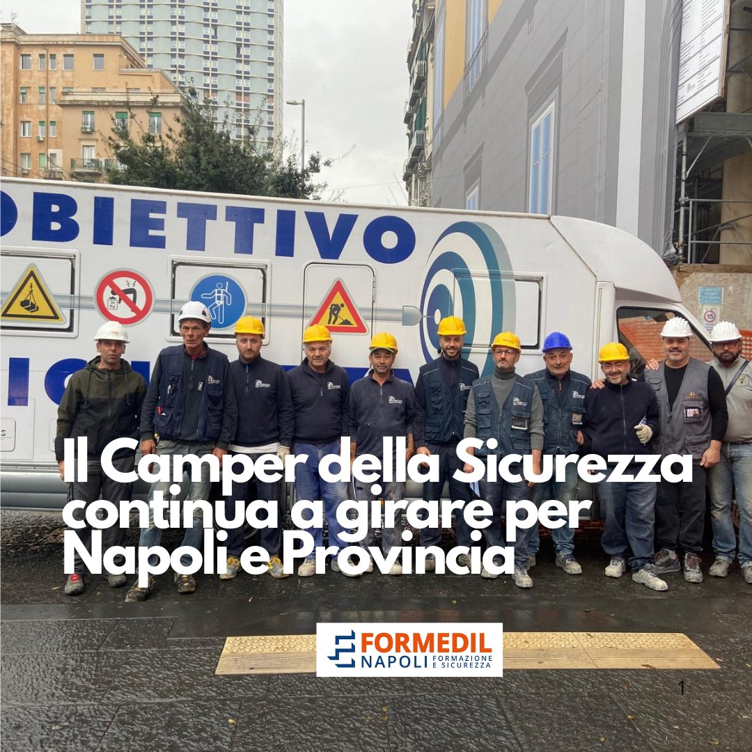Il Camper Obiettivo Sicurezza ancora in giro per Napoli e Provincia per incontrare i lavoratori edili impegnati in piccole e grandi opere pubbliche infrastrutturali.

Agli incontri erano presenti i tecnici Rosario dell'Isola, Luigi Parnoffo, Luca Di Caprio