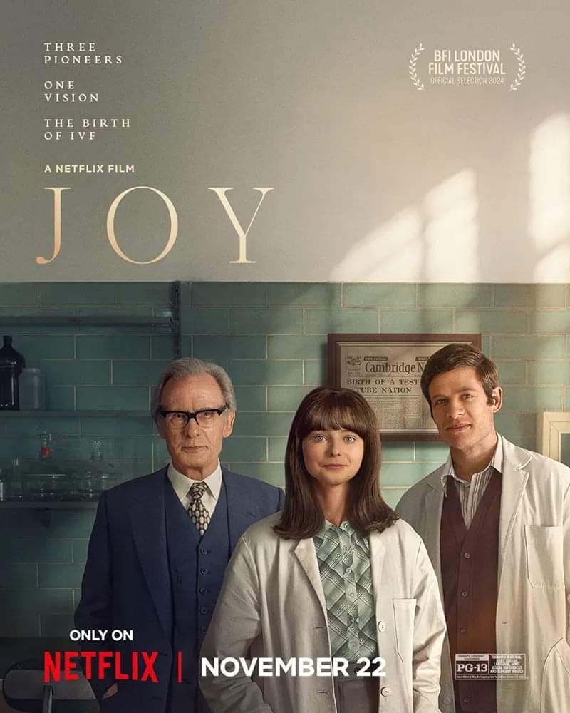 CinemaRareIN's tweet photo. Based on a true story, this drama follows three pioneering British scientists in the '60s and '70s and their struggle to develop IVF — against all odds.
#Joy (2024) by #BenTaylor, now streaming on @NetflixIndia. https://t.co/vwvuPq9ekD