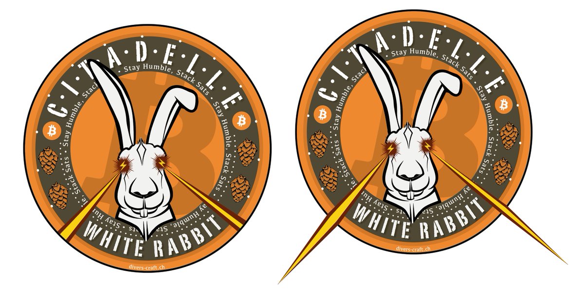 which version should i print on the shirt: left, right? 👇#WhiteRabbit #LaserEyes