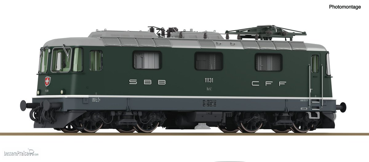 besserepreise's tweet photo. 😱 Tolle eingetroffene Spur H0 (1:87) Neuheit 💥 🔥
Roco 7500027 - Elektrolokomotive Re 4/4 II 11131, SBB
👉 Hier gehts zur Neuheit im Webshop: 👉
https://t.co/xovGIPLgZk
#Roco #SpurH0 #ELok #Modellbahn #besserePreise https://t.co/7exWQnEzY9