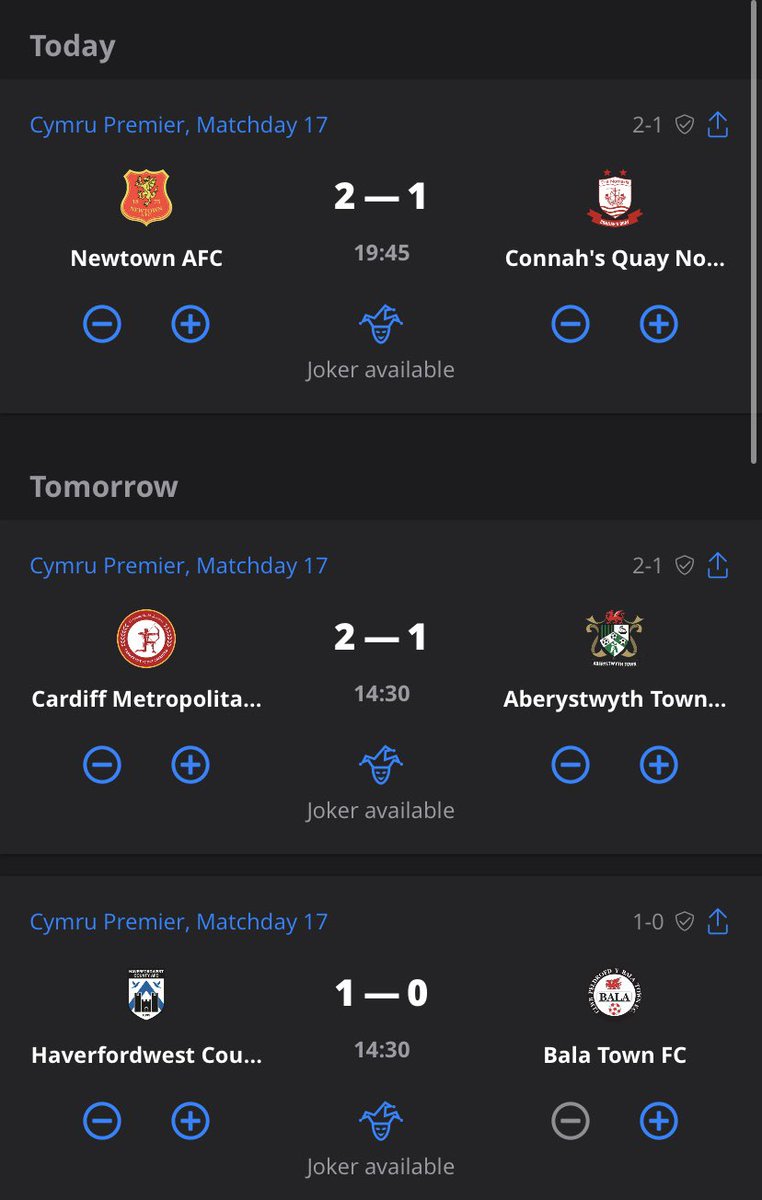 Cymru Premier Enjoyer tweet media