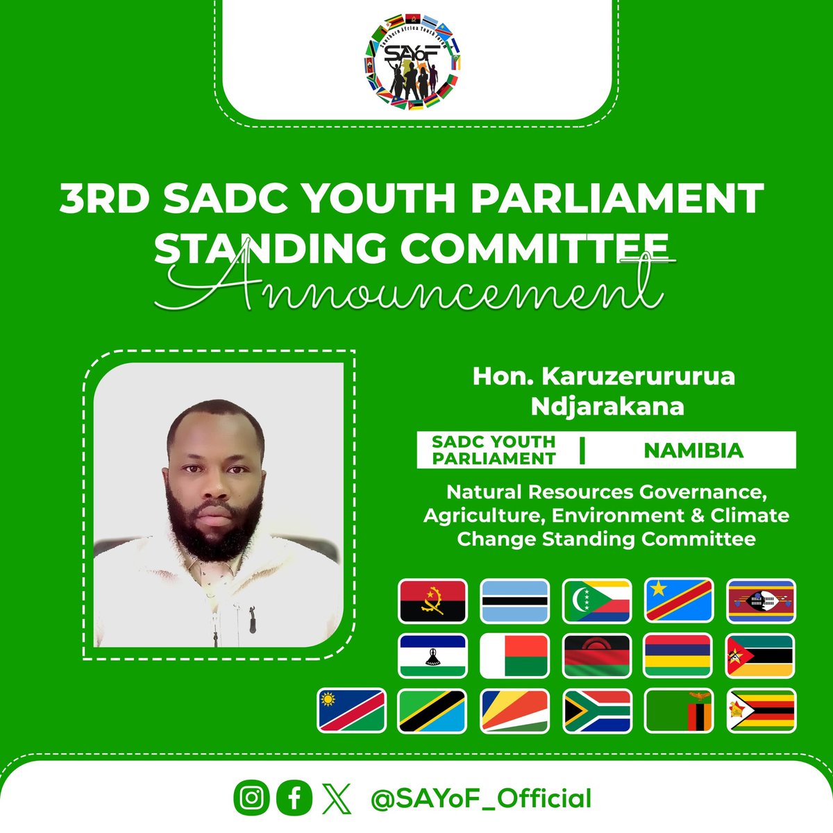 Southern Africa Youth Forum (SAYoF) tweet media