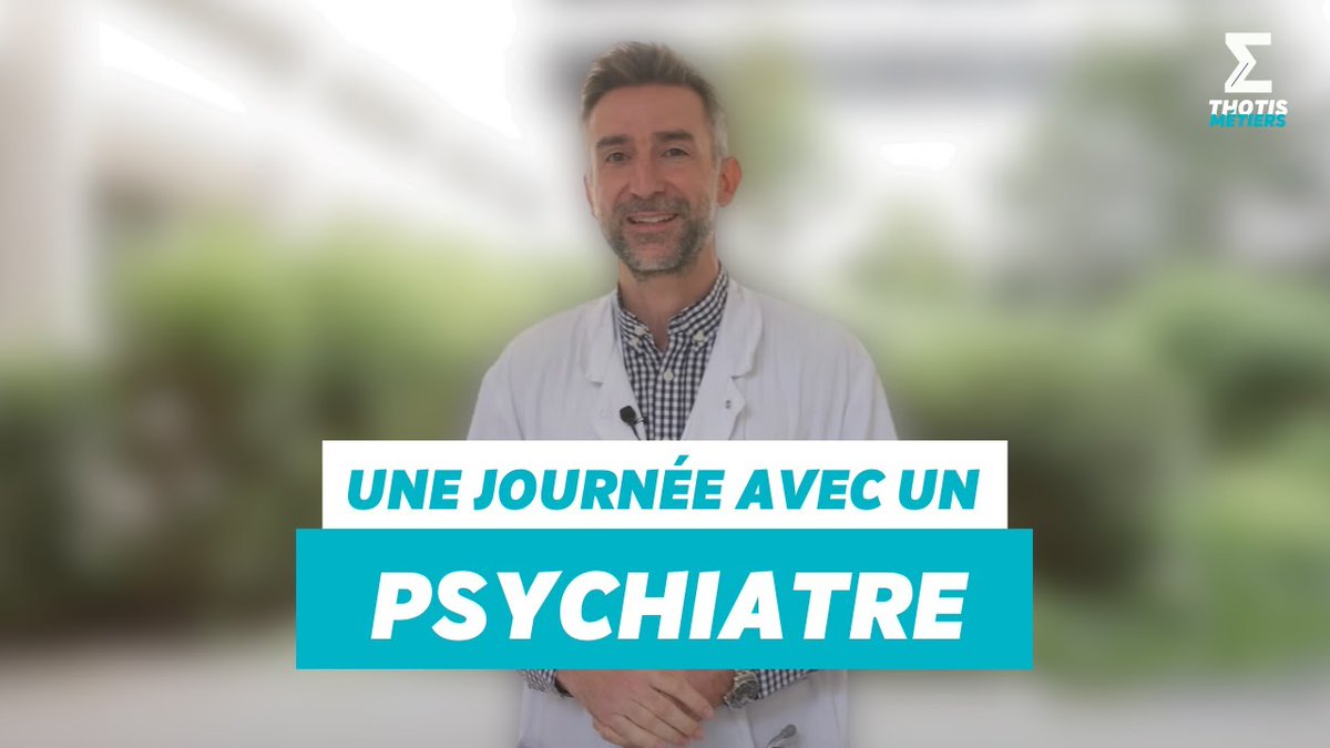 #IMMERSION 📹 Une journée avec un psychiatre 🏥

➡ Thotis a suivi le Pr. Pierre-Alexis Geoffroy, psychiatre et professeur de médecine à l'université. Il nous révèle ses missions, les atouts du métier, son parcours d'études et son salaire.🔽

La vidéo ▶️ youtube.com/watch?v=EbEVav…