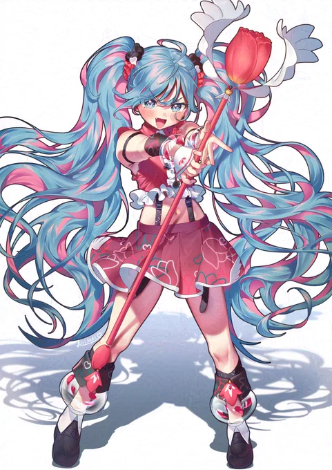 来いッ!! #いいツインテールの日 #初音ミク 