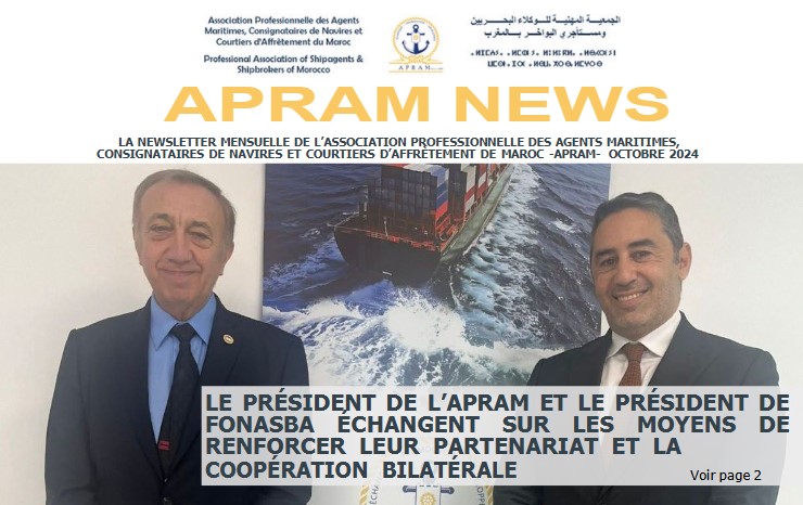 MaritimeNews_Ma's tweet image. 👉 Découvrez l&apos;article complet ici : laminfo.ma/r/QZB
📰 L&apos;APRAM publie sa Newsletter d&apos;Octobre 2024 🌊

#APRAM #Newsletter #Maritime #EconomieBleue #Actualités