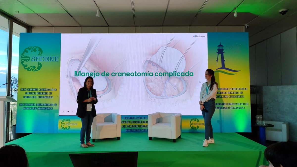 Sociedad Española de Enfermería Neurológica (@sedenered) on Twitter photo #SEDENE2024 Sesión 6 "Cuidados Neuroquirurgicos:manejo integral de Craneotomias" Caso.
▶️ <a href="/SilviaMorelFer2/">Silvia Morel Fernandez</a> supervisora <a href="/NeurologiaRyC/">Neurología Hospital Ramón y Cajal</a>
▶️ <a href="/mariafiguerasj/">Maria Figueras</a> EPA NRL <a href="/hbellvitge/">Hospital Universitari Bellvitge | HUB</a> #SEDENE2024 Sesión 6 "Cuidados Neuroquirurgicos:manejo integral de Craneotomias" Caso.
▶️ <a href="/SilviaMorelFer2/">Silvia Morel Fernandez</a> supervisora <a href="/NeurologiaRyC/">Neurología Hospital Ramón y Cajal</a>
▶️ <a href="/mariafiguerasj/">Maria Figueras</a> EPA NRL <a href="/hbellvitge/">Hospital Universitari Bellvitge | HUB</a>