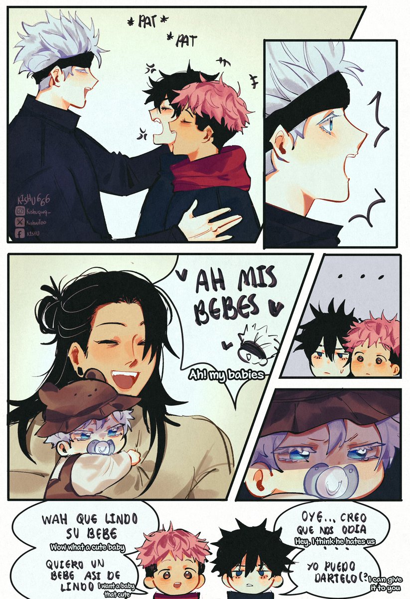 A yandel Satoru no le gusta compartir a su papá (?