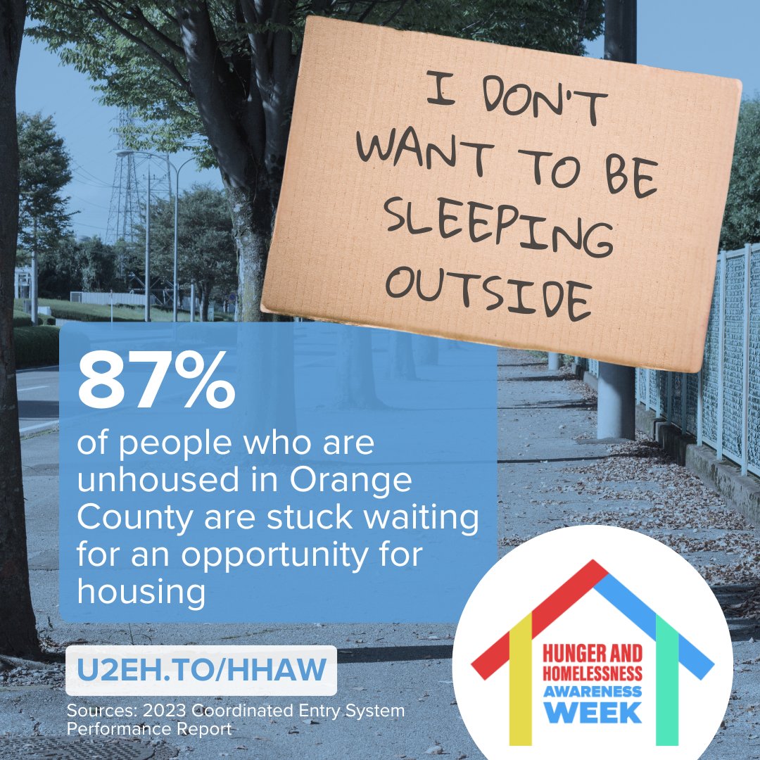 Join us in advocating for affordable and permanent supportive housing solutions in Orange County. Let's create a community where everyone has a safe and affordable place to call home! 🌟  #HHWeekOC #EndHomelessnessOC u2eh.to/hhaw