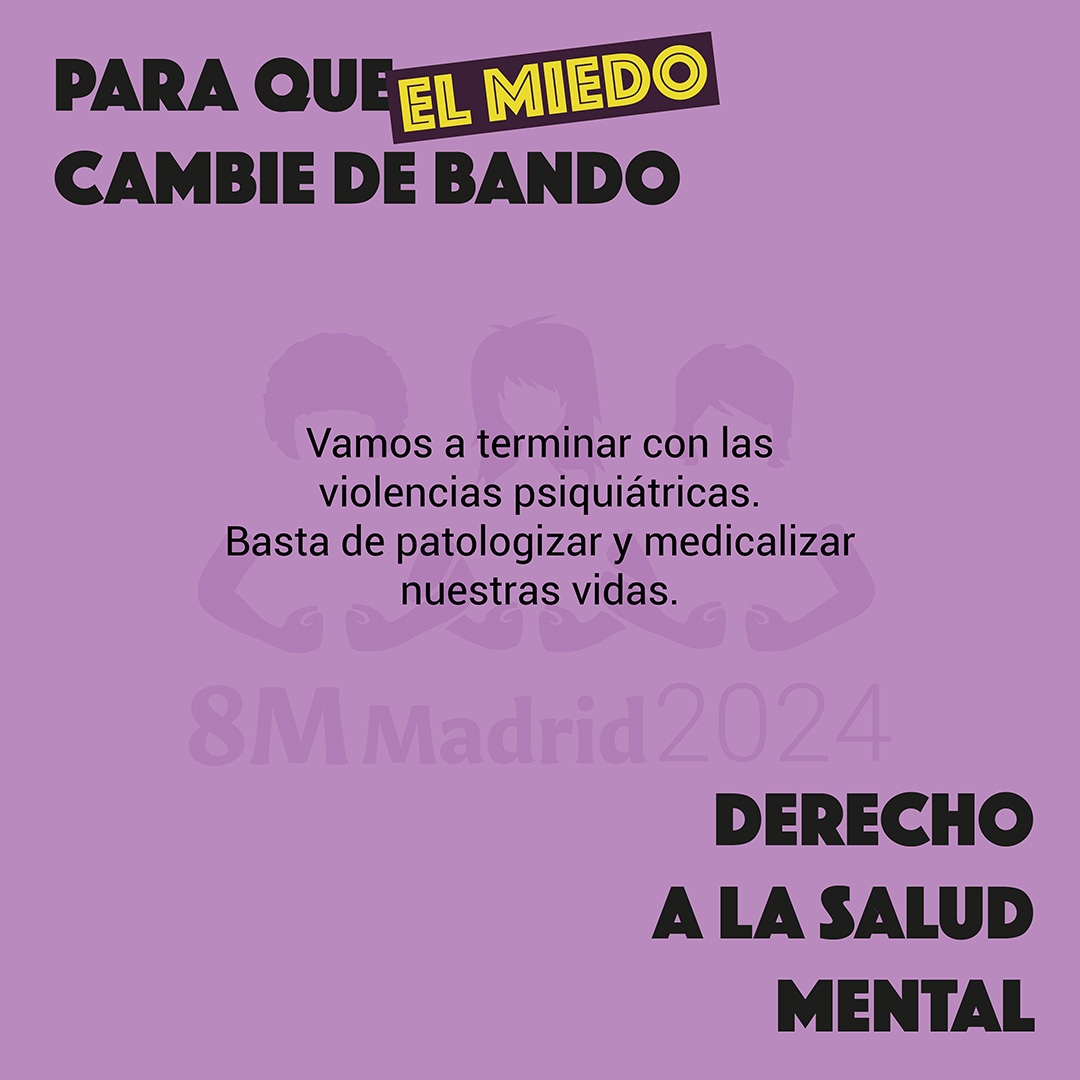 FeminismosMad's tweet photo. Este 25N, juntas, el miedo cambia de bando 🔥.

Nos vemos en las calles: 
📆 25 de noviembre
🕖 19h
📍 De Atocha a Cibeles
⚧️ Espacio seguro para mujeres y disidencias 

Te esperamos ✊🏽💜🏳️‍⚧️ https://t.co/esrlM5HdFY