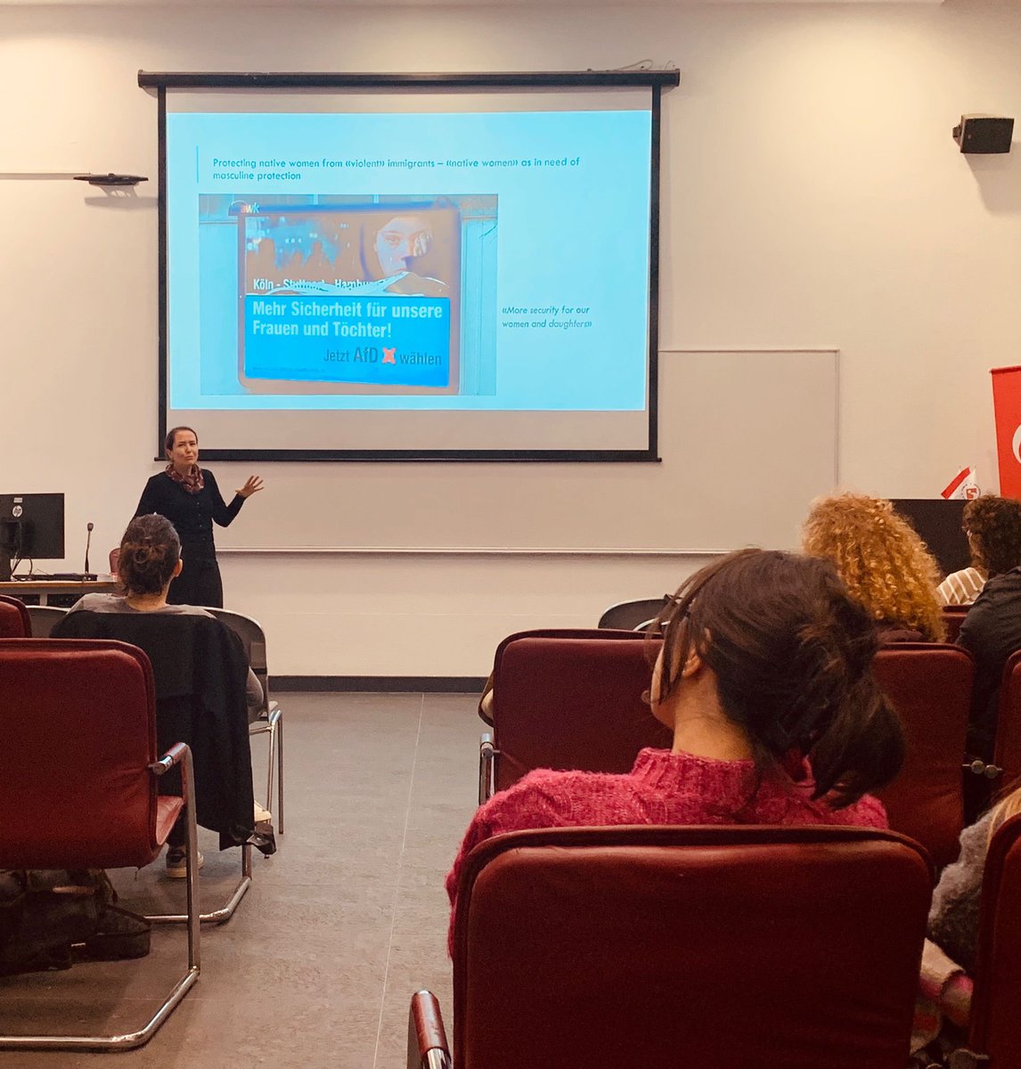 IEU_SBUI's tweet photo. We are delighted to have hosted Assoc. Prof. Feyda Sayan Cengiz. Her talk on gender and populist radical right was extremely rich in both analytical detail and contextual insight. https://t.co/yCYxqApqPl