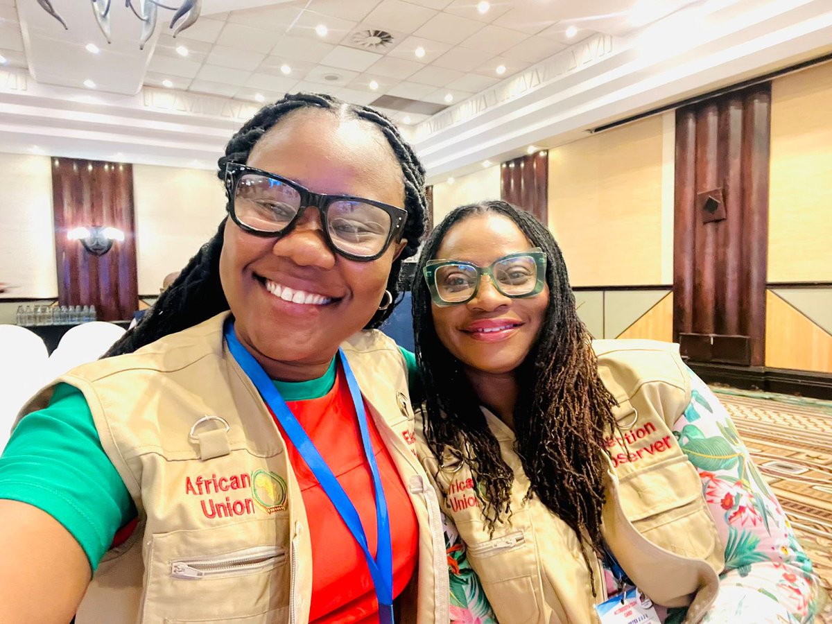 African women rock! @#NamibiaDecides2024 #aueom <a href="/GwendolynMyers/">Gwendolyn S. Myers</a>