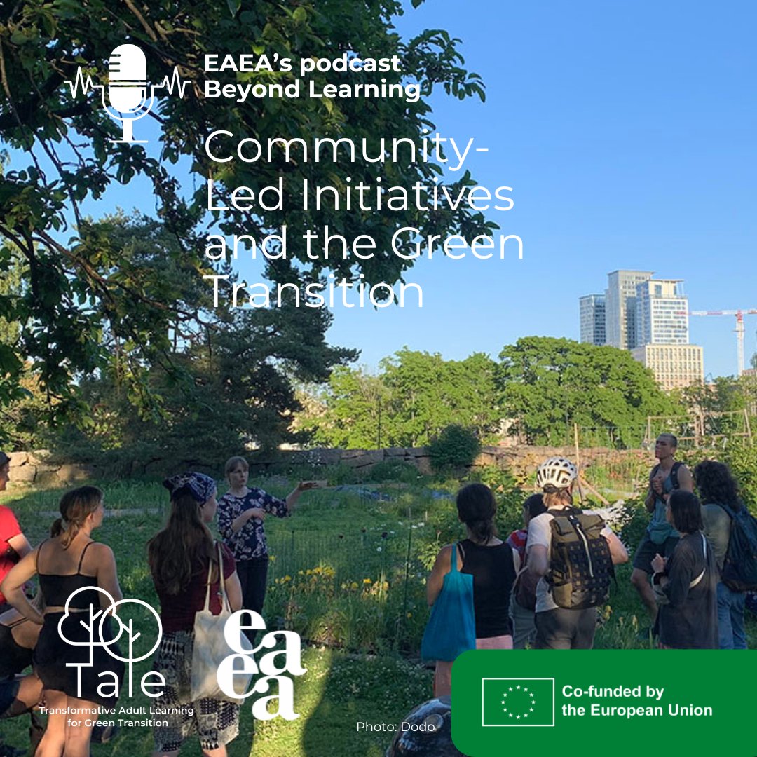 EAEA2020's tweet image. 🎙️ EAEA’s podcast series #BeyondLearning is back! 

The following episodes explore transformative learning and #sustainability. They are based on a webinar series organised by the #GreenTale project. 

👉Listen to the second episode now! eaea.org/our-work/capac… @ECOLISE