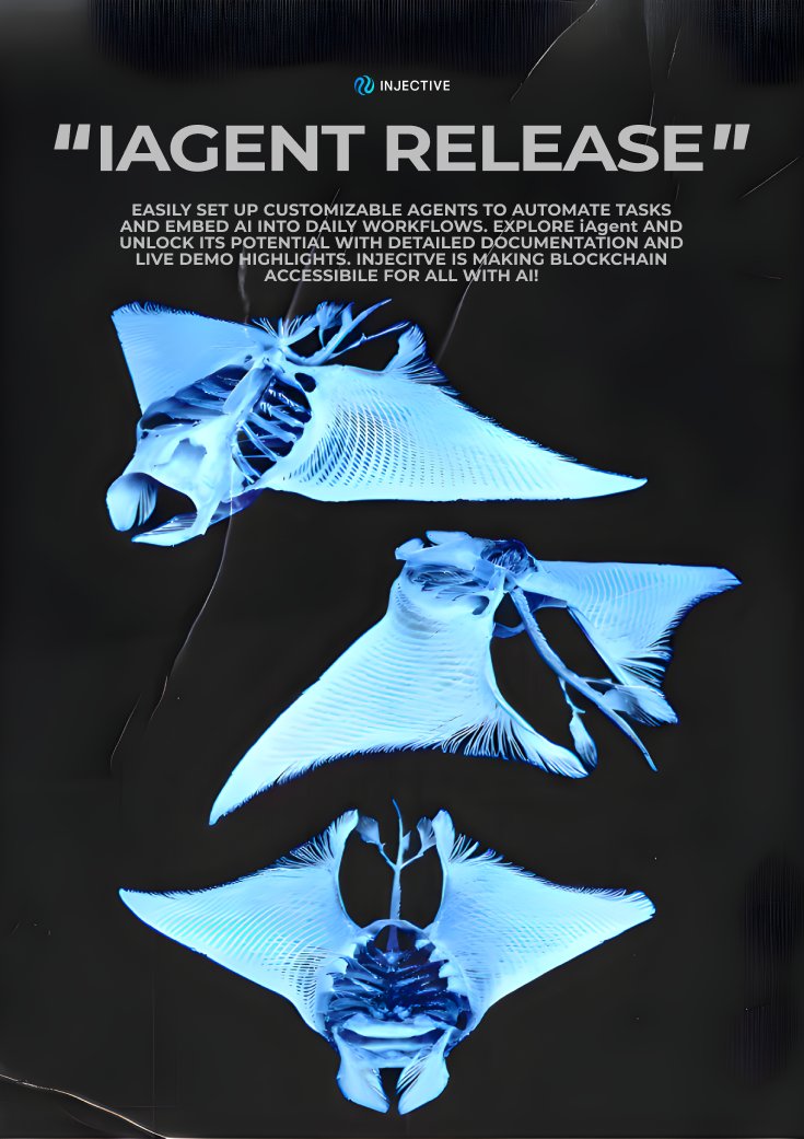 Introducing iAgent 🚀

Create AI-powered on-chain agents with LLMs like ChatGPT. Simplify payments, trades &amp; fund management with natural language commands.

🔹 Predictive analytics
🔹 Automated trading
🔹 User-friendly
<a href="/injective/">Injective 🥷</a> + AI = Accessible #Blockchain!
#Injective #AI