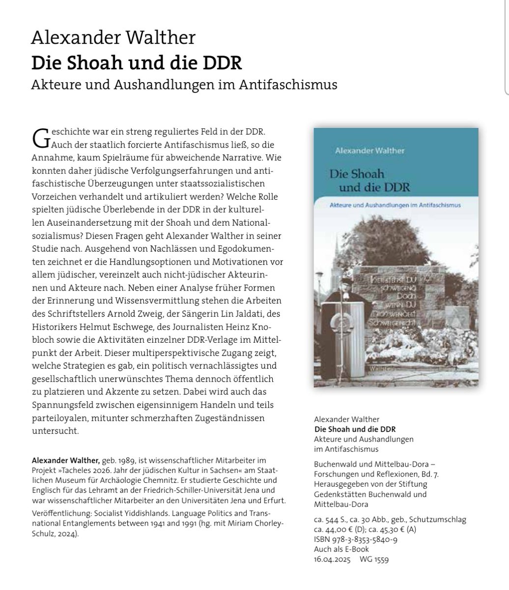 Happy Verlagsvorschau Day 🥰 <a href="/WallsteinVerlag/">Wallstein Verlag</a>