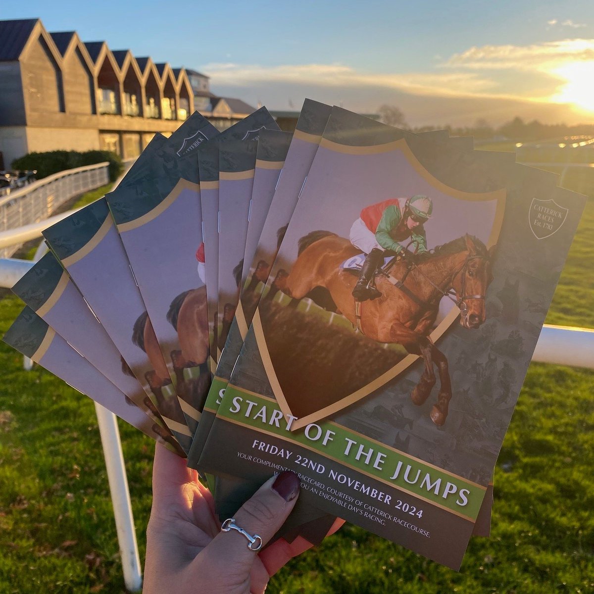 Our racecards have a new look this season! 
Racecards are complimentary for all racegoers - make sure you pick one up from the entrance on your way in, or click here to view a digital copy:  issuu.com/weatherbys/doc…