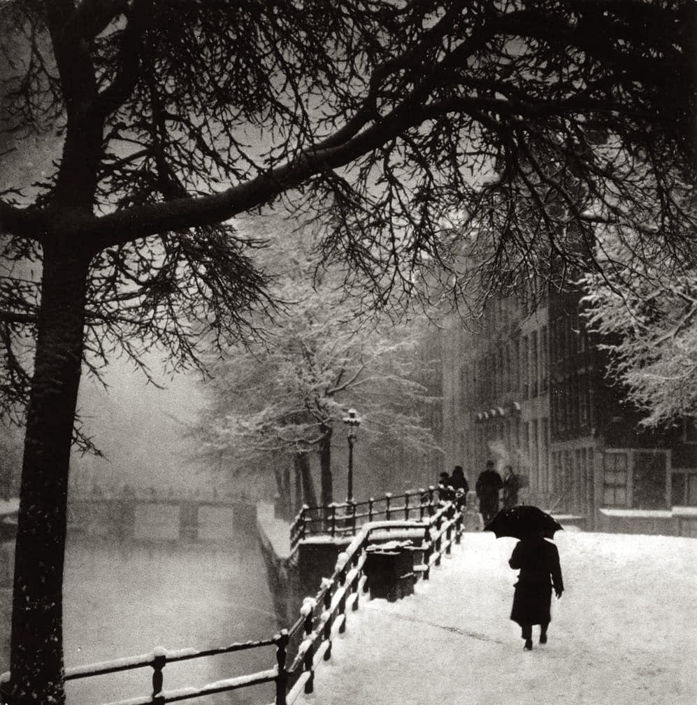 Herengracht/Leidsegracht, Amsterdam, ca. 1923 - by Bernard F. Eilers (1878 - 1951), Dutch